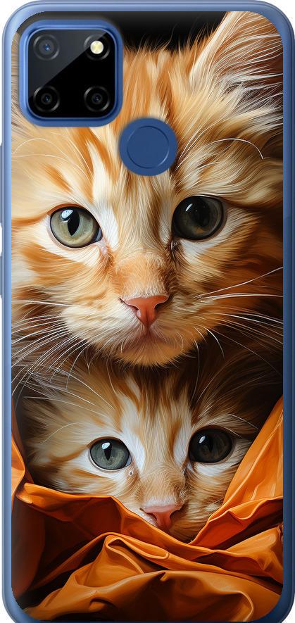 Чехол на Realme C12 Котики 2 (5664t-2240-42517) Чехол на Realme C12 Котики 2 (5664t-2240-42517)