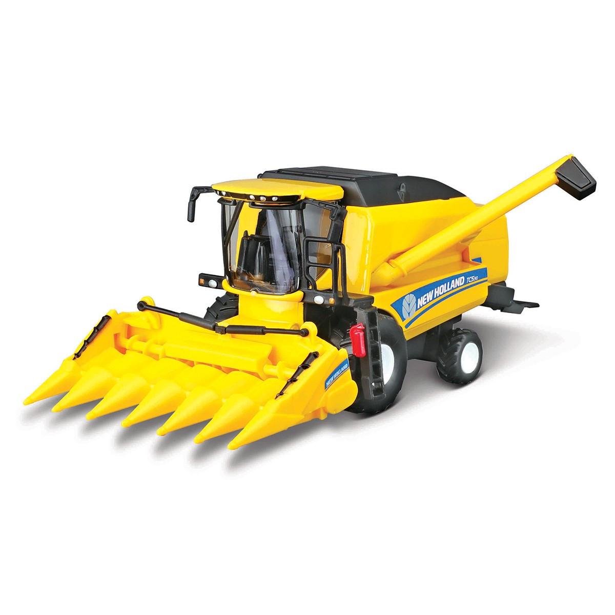 Автомодель комбайн зернозбиральний New Holland TC5.90 з жаткою (18-31722-ks)