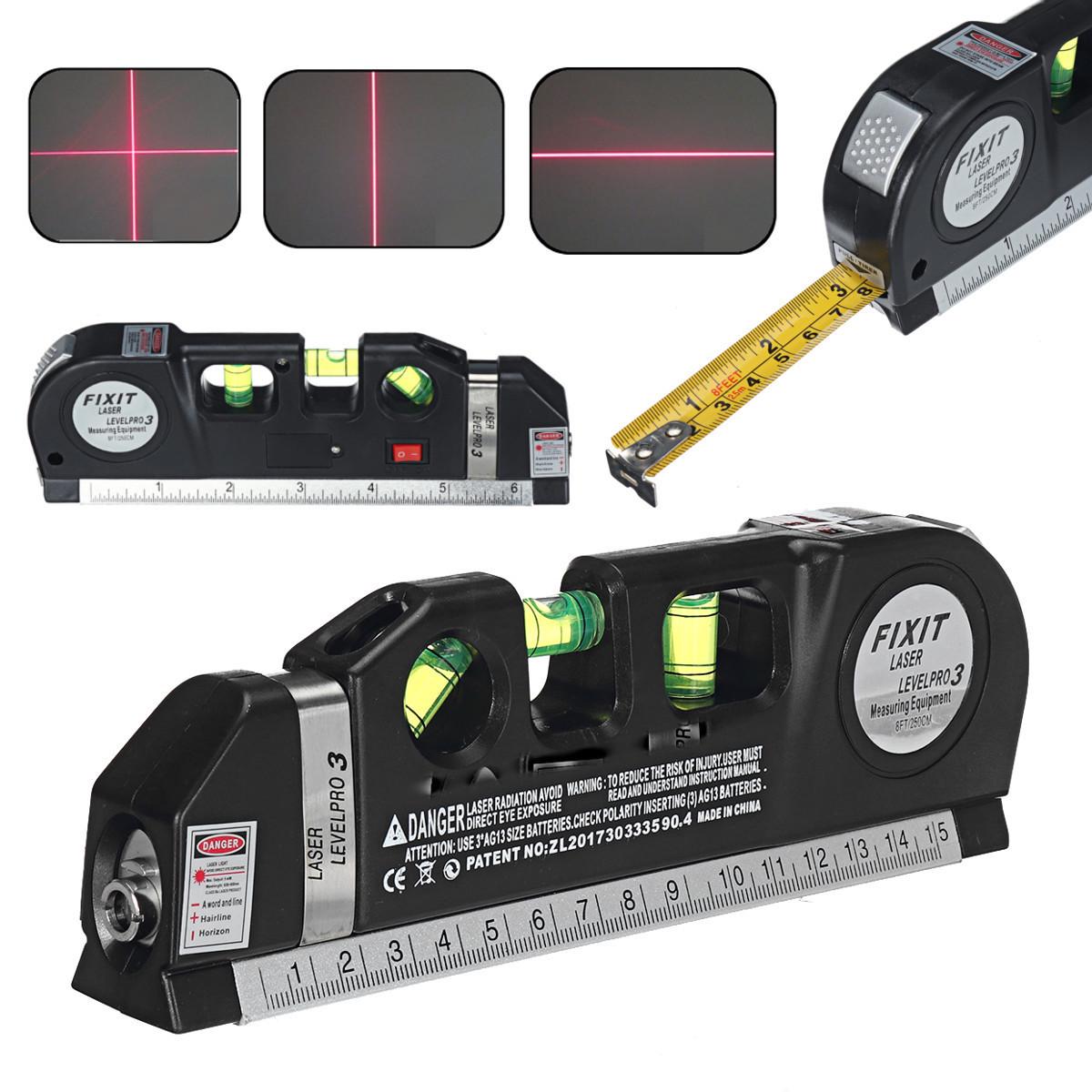 Лазерний рівень Level Meter з рулеткою та лінійкою (LevelMeter) - фото 2