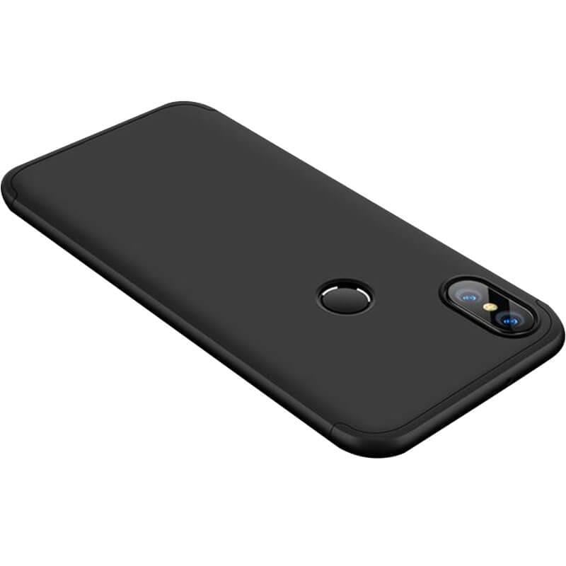 Пластиковая накладка GKK LikGus 360 градусов (opp) для Xiaomi Redmi Note 5 Pro/Note 5 (DC) Черный