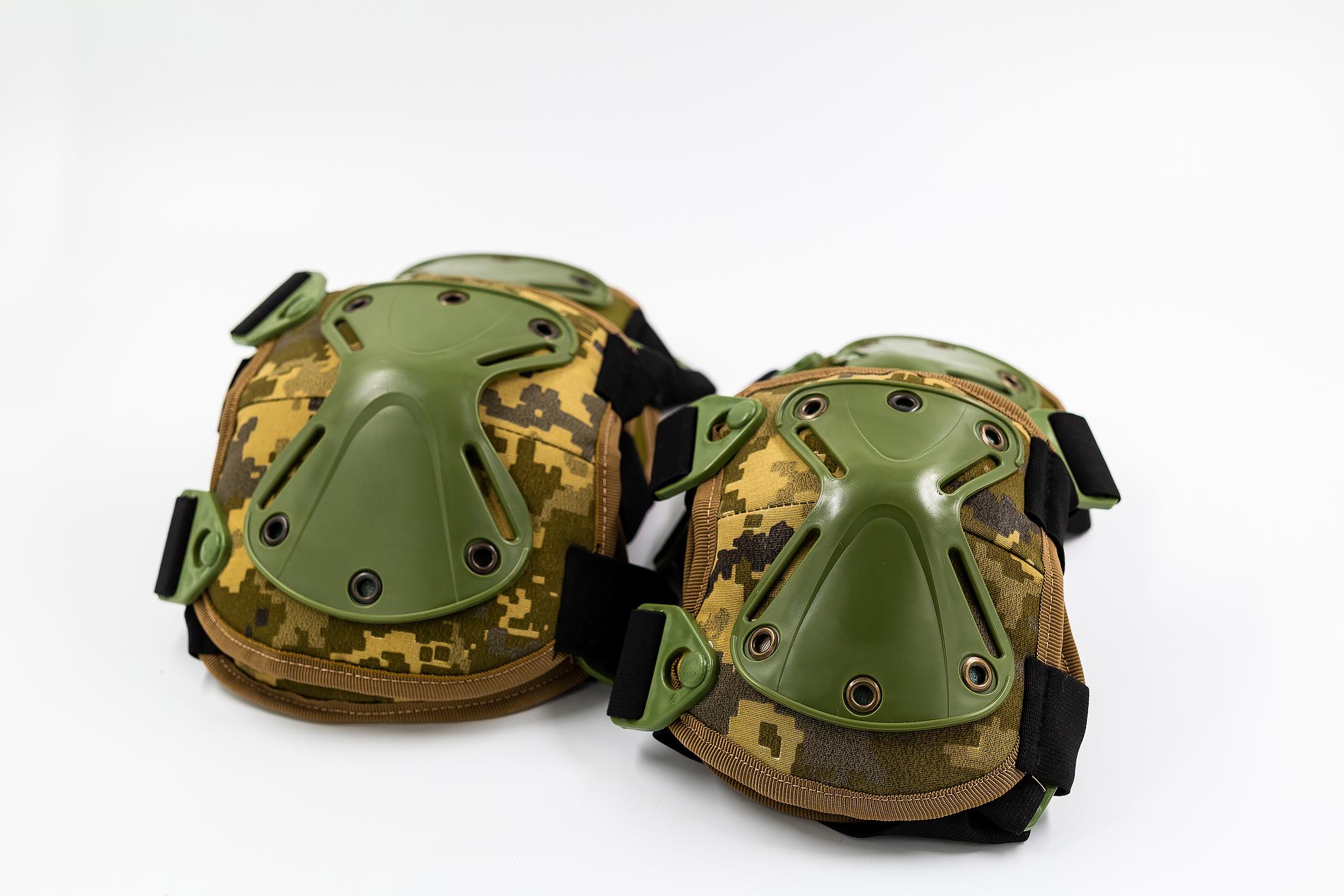 Наколінники і налокітники військові Захисник Піксельний