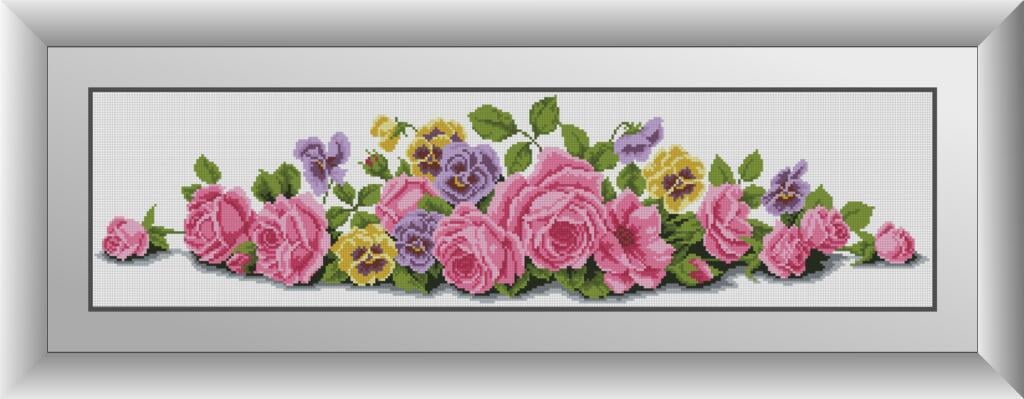 Алмазная мозаика Dream Art Неаполитанский букет 21x84 см (DA.30083)