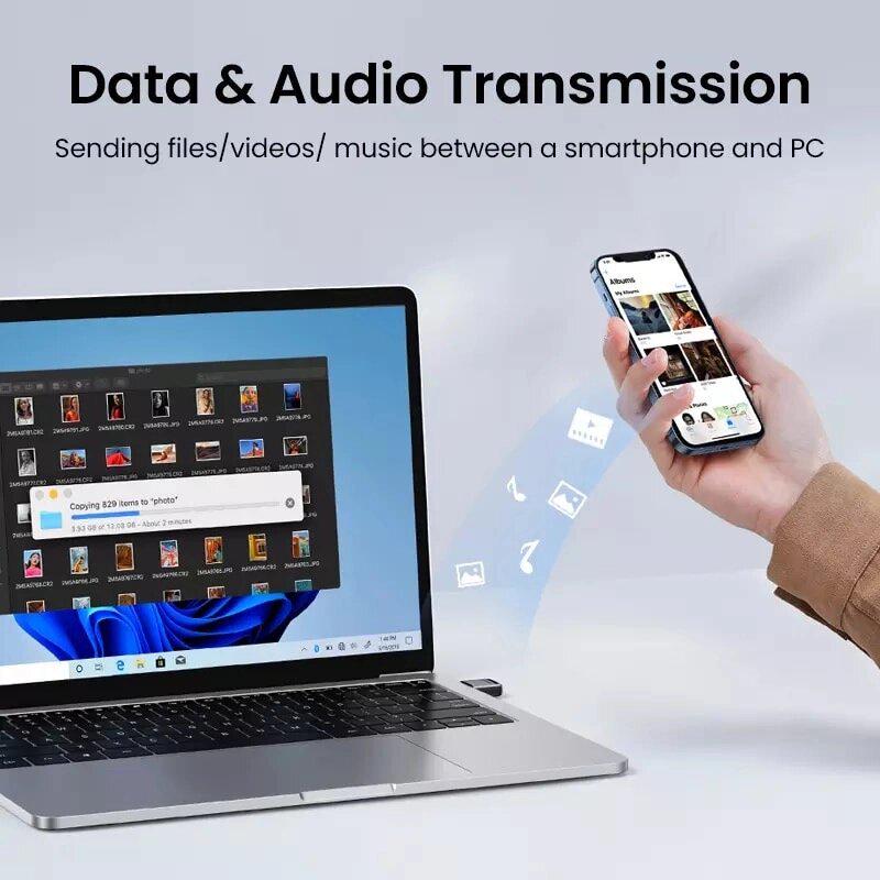 Адаптер UGREEN Bluetooth CM591 USB (90225) - фото 6