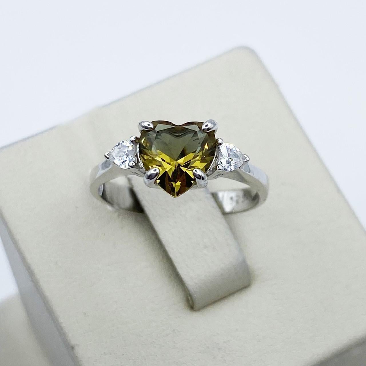 Кольцо серебряное с султанитом р. 19 2,98 г (2226416430) Кольцо серебряное с султанитом р. 19 2,98 г (2226416430)