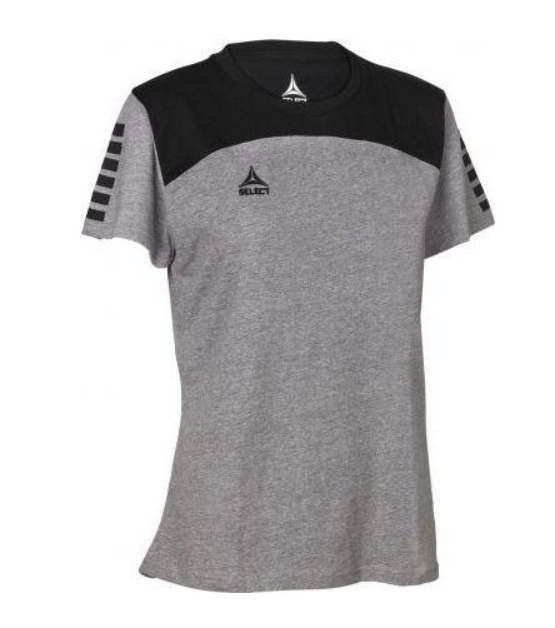 Футболка женская Select Oxford t-shirt XS Серо-черный (625760-224)