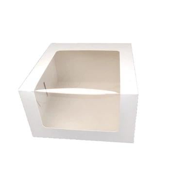 Коробка картонна для торта/десертів 13,5х13,5х15 см (R38017-S)