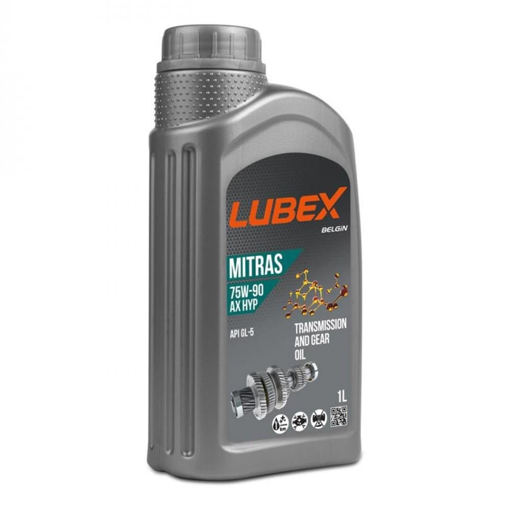 Трансмиссионное масло LUBEX MITRAS AX HYP 75w80 API GL-5 1 л