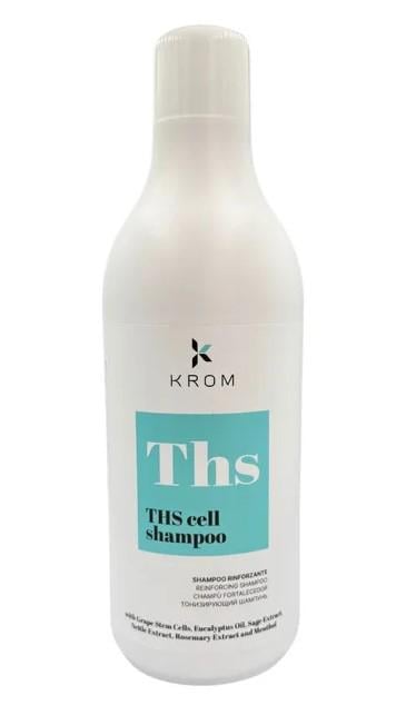 Шампунь укрепляющий KROM Ths Cell с стволовыми клетками винограда/маслом эвкалипта 1000 мл