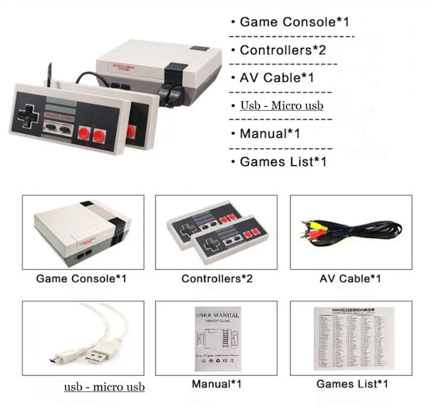 Игровая консоль 8 бит ТВ 620 игр - фото 7 Игровая консоль 8 бит ТВ 620 игр - фото 7