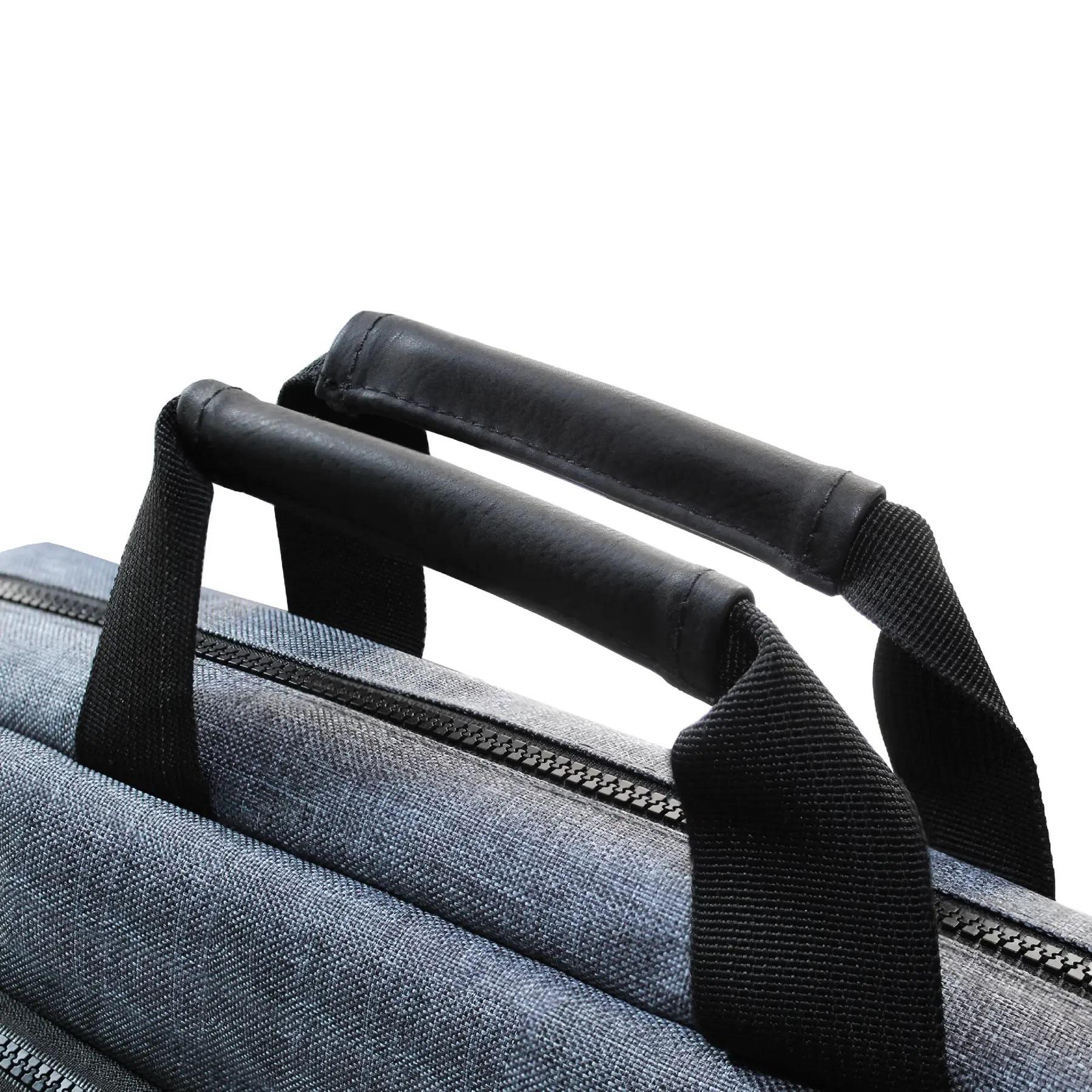 Сумка для ноутбука Grand-X SB-148J Nylon Zipper 14" Blue (26449300) - фото 7 Сумка для ноутбука Grand-X SB-148J Nylon Zipper 14" Blue (26449300) - фото 7