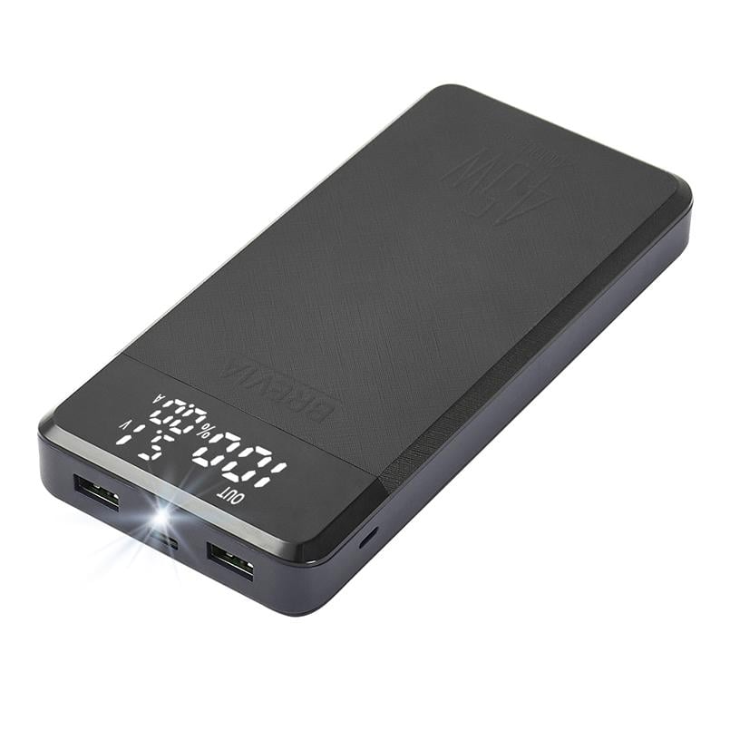 Повербанк Brevia 20000 mAh 45W Li-Pol LCD (44245) - фото 3