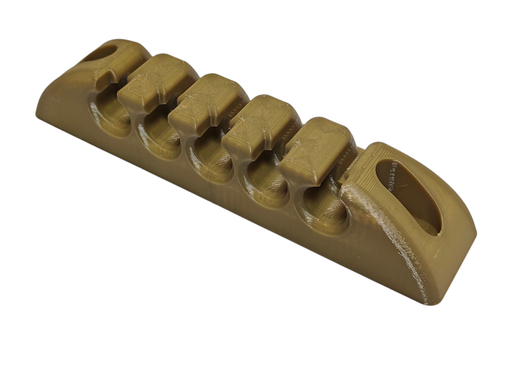 Держатель веревки потолочной сушилки 5 веревок 104-120 мм Койот