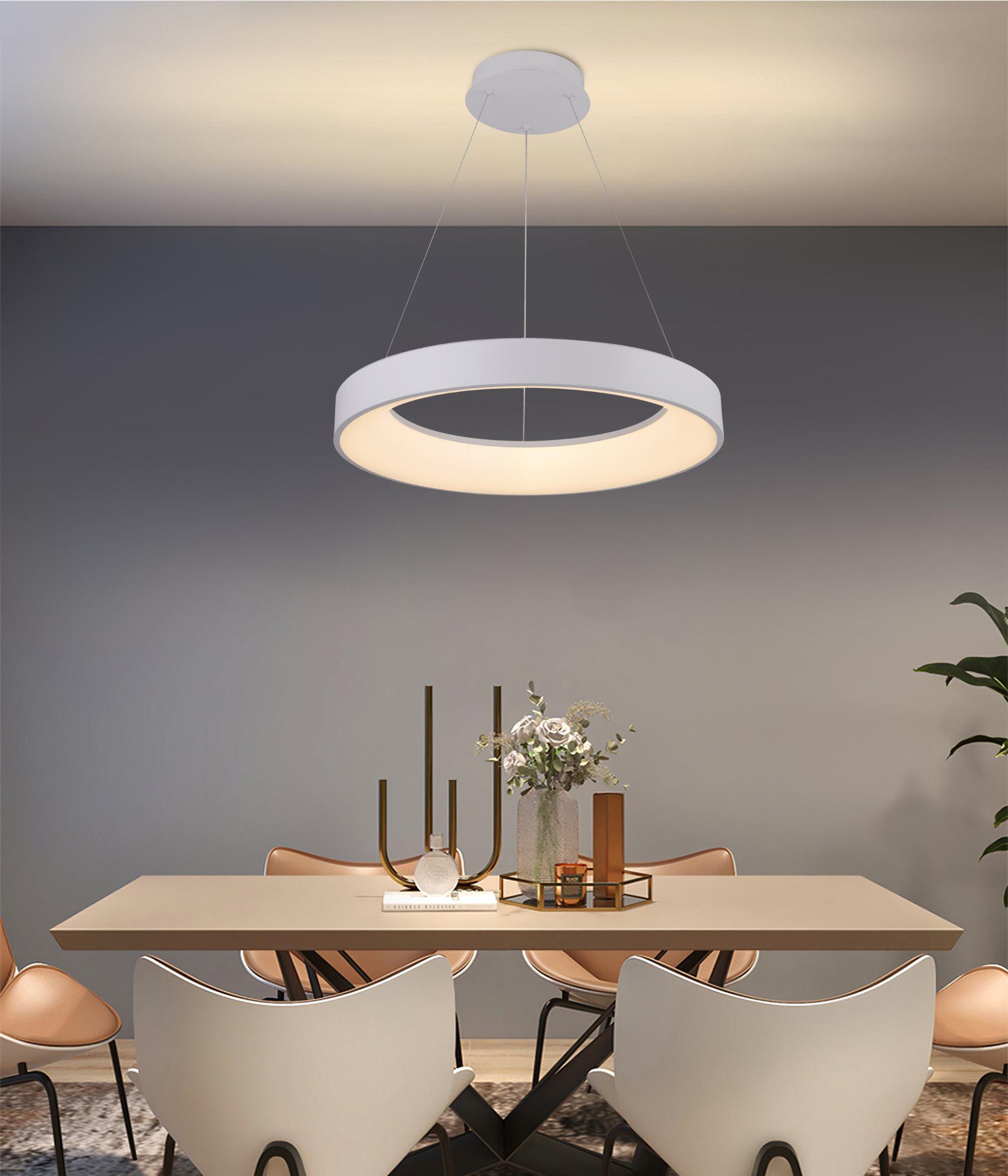 Люстра подвесная светодиодная Valeso V 1136 WT (000041649) - фото 2