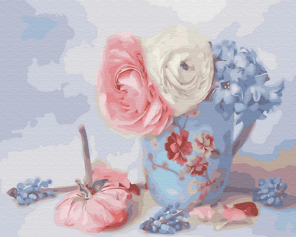 Картина по номерам Brushme Нежные цветочки 40х50 см (BRM30785) Картина по номерам Brushme Нежные цветочки 40х50 см (BRM30785)