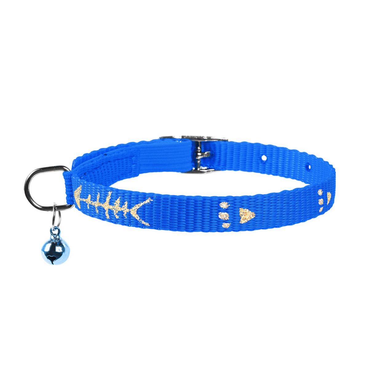 Ошейник Dog Extreme Рыбка нейлоновый 10 мм 22-30 см Голубой Ошейник Dog Extreme Рыбка нейлоновый 10 мм 22-30 см Голубой