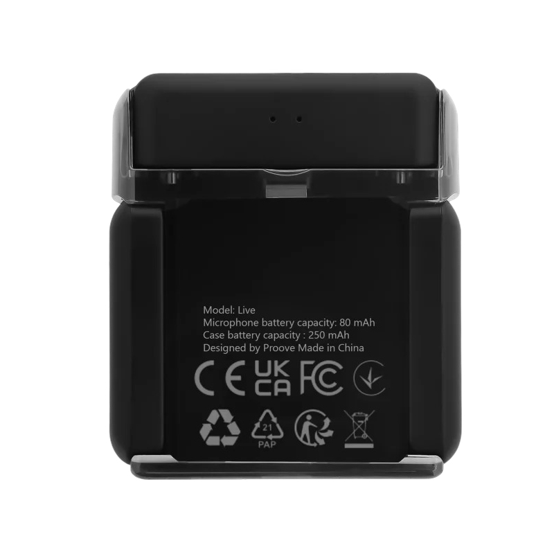 Петличний мікрофон Proove Live Black (PLWM00012101) - фото 9 Петличний мікрофон Proove Live Black (PLWM00012101) - фото 9