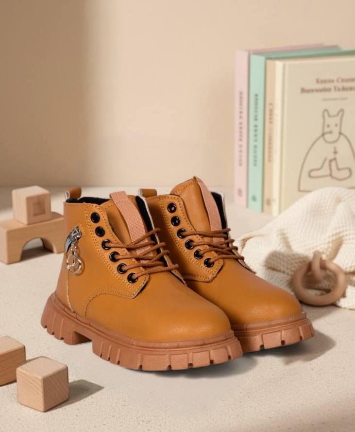 Ботинки детские Red Sun LD606 зимние р. 33 Коричневый