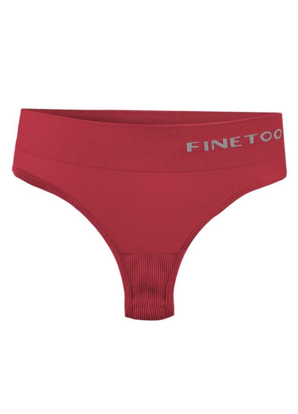 Трусики стринги женские Finetoo 788-44-46 р. 44-46/M-L Бордовый