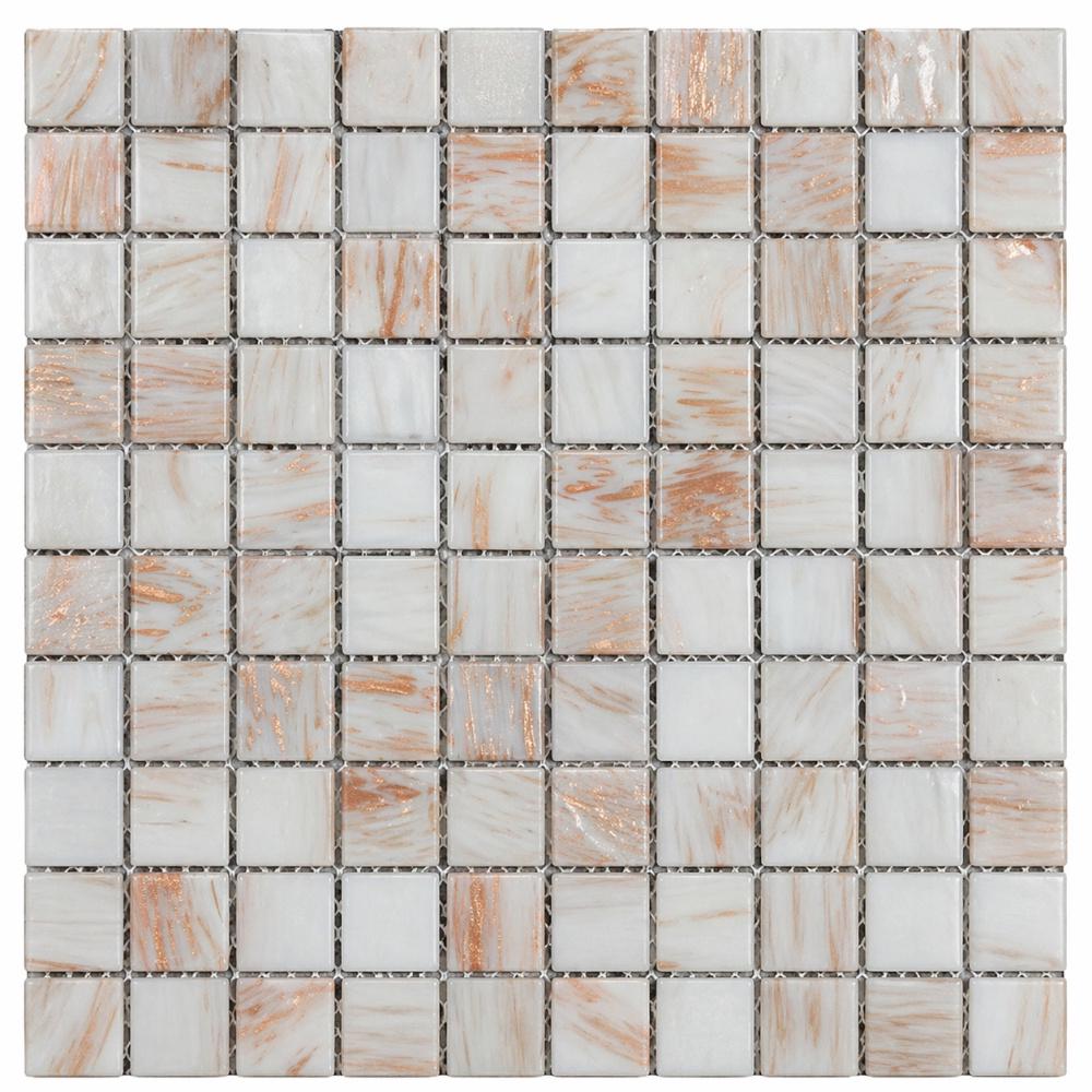 Мозаика стеклянная Mozaico de Lux V-MOS A23 Fusion Beige (004558)