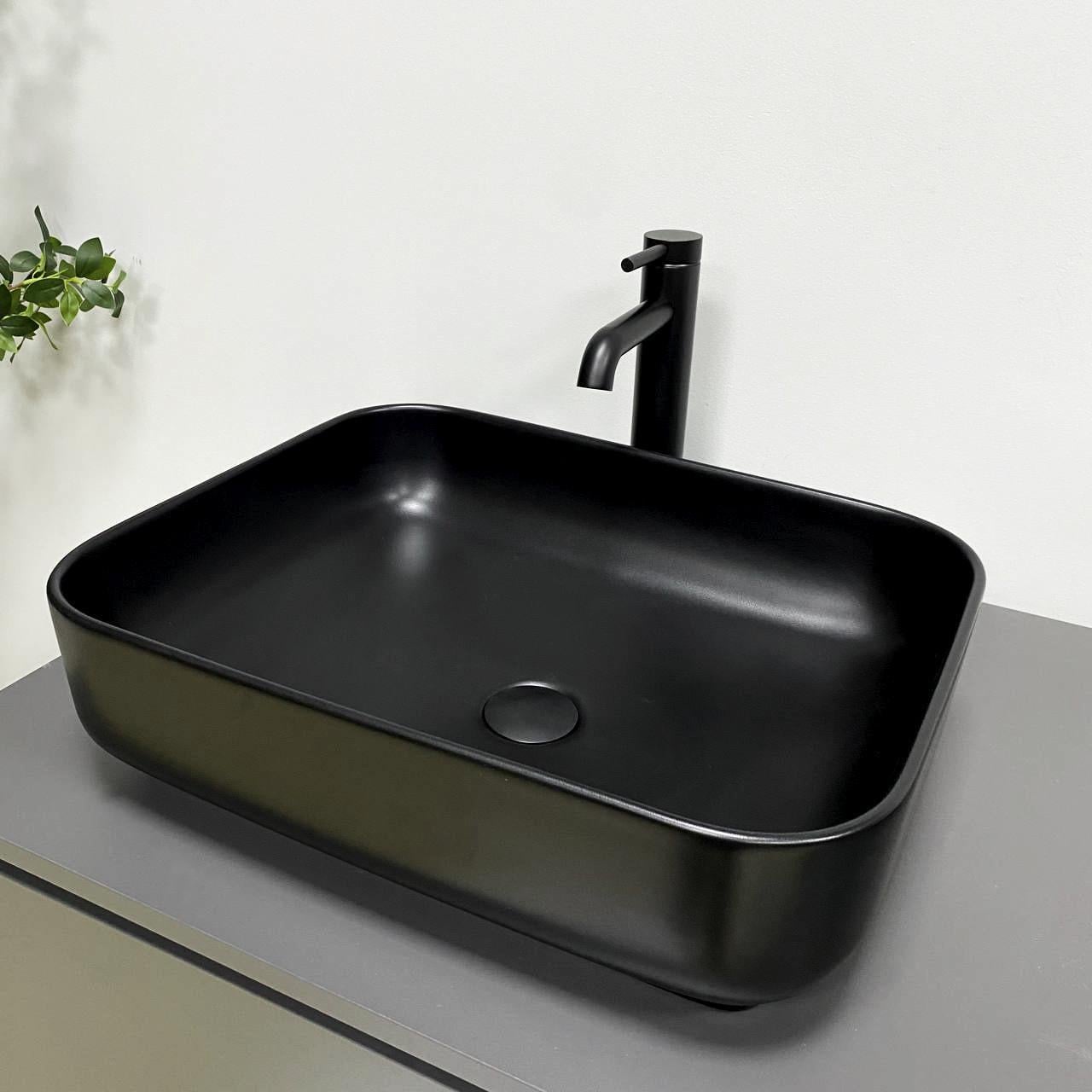 Умивальник накладний VBI PALERMO Black Matt (2808389648)