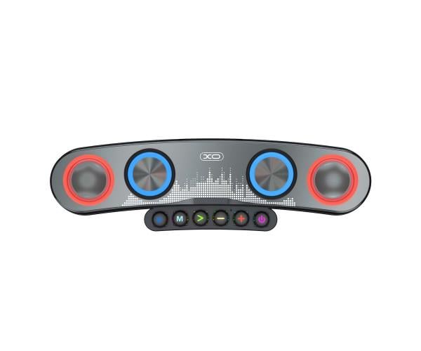Колонка портативная Bluetooth XO F36 Speaker с RGB подсветкой 2400mAh Black