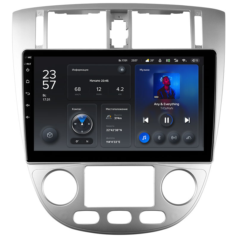 Штатная магнитола Teyes X1 для Chevrolet Lacetti 2004-2013, Buick Excelle 2004-2013 Android X1 2+32G Wi-Fi+4G