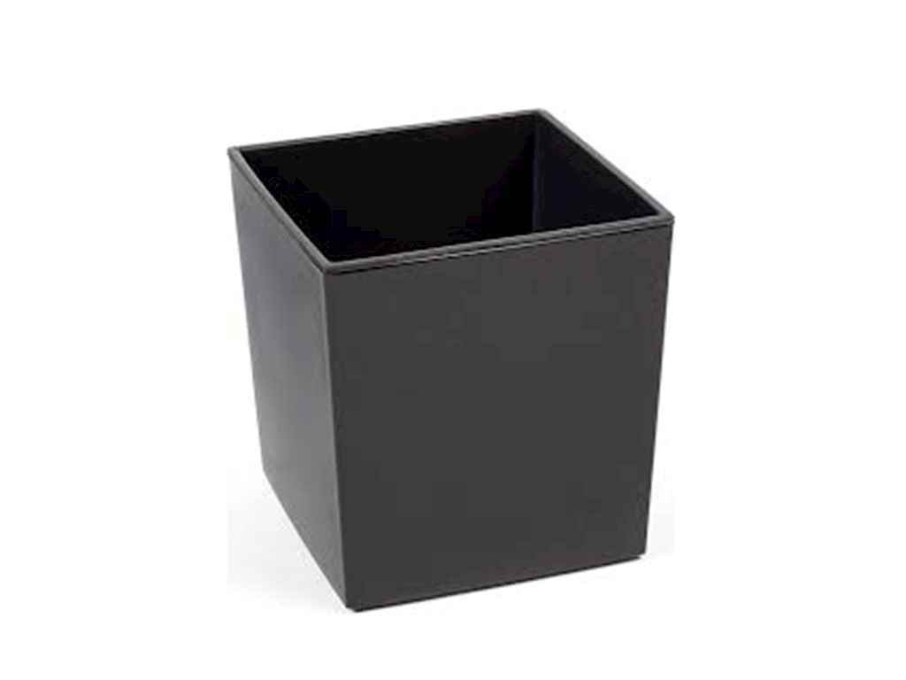 Горшок для цветов Lamela 7 л Юка с вкладом 190х190 мм Антрацит (798646)