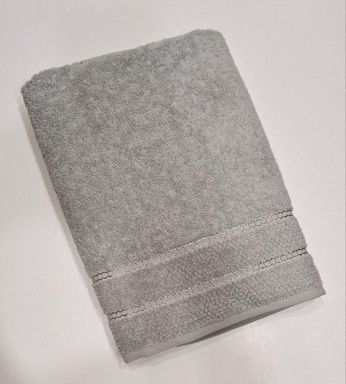 Полотенце банное махровое Cestepe Micro Delux 70x140 см Серый (789)