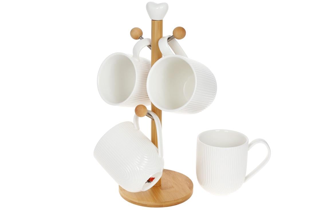 Набор фарфоровых кружек BonaDi Naturel 320 мл 4 шт. (289-404)