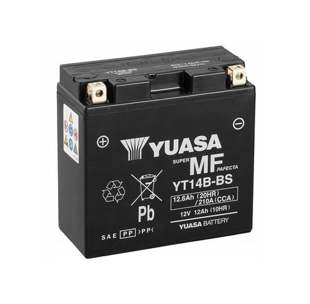 Акумулятор Yuasa Мото YT14B-BS CP 12 V 12,6 Ah 210 A