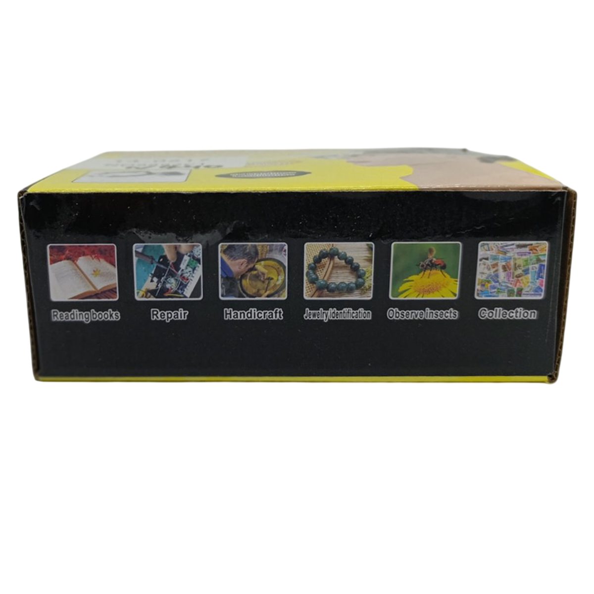 Лупа бинокулярная налобная 9892С1 с 2LED двойной установкой 5линз 1X/1,5Х/2Х/2,5Х/3,5Х White/Black (160418) - фото 8 Лупа бинокулярная налобная 9892С1 с 2LED двойной установкой 5линз 1X/1,5Х/2Х/2,5Х/3,5Х White/Black (160418) - фото 8