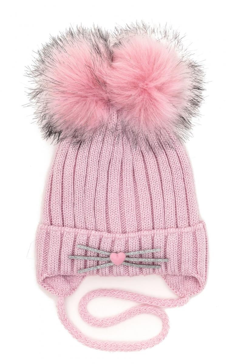 Шапка дитяча зимова Alex Аліса 48-52 см Світло-рожевий