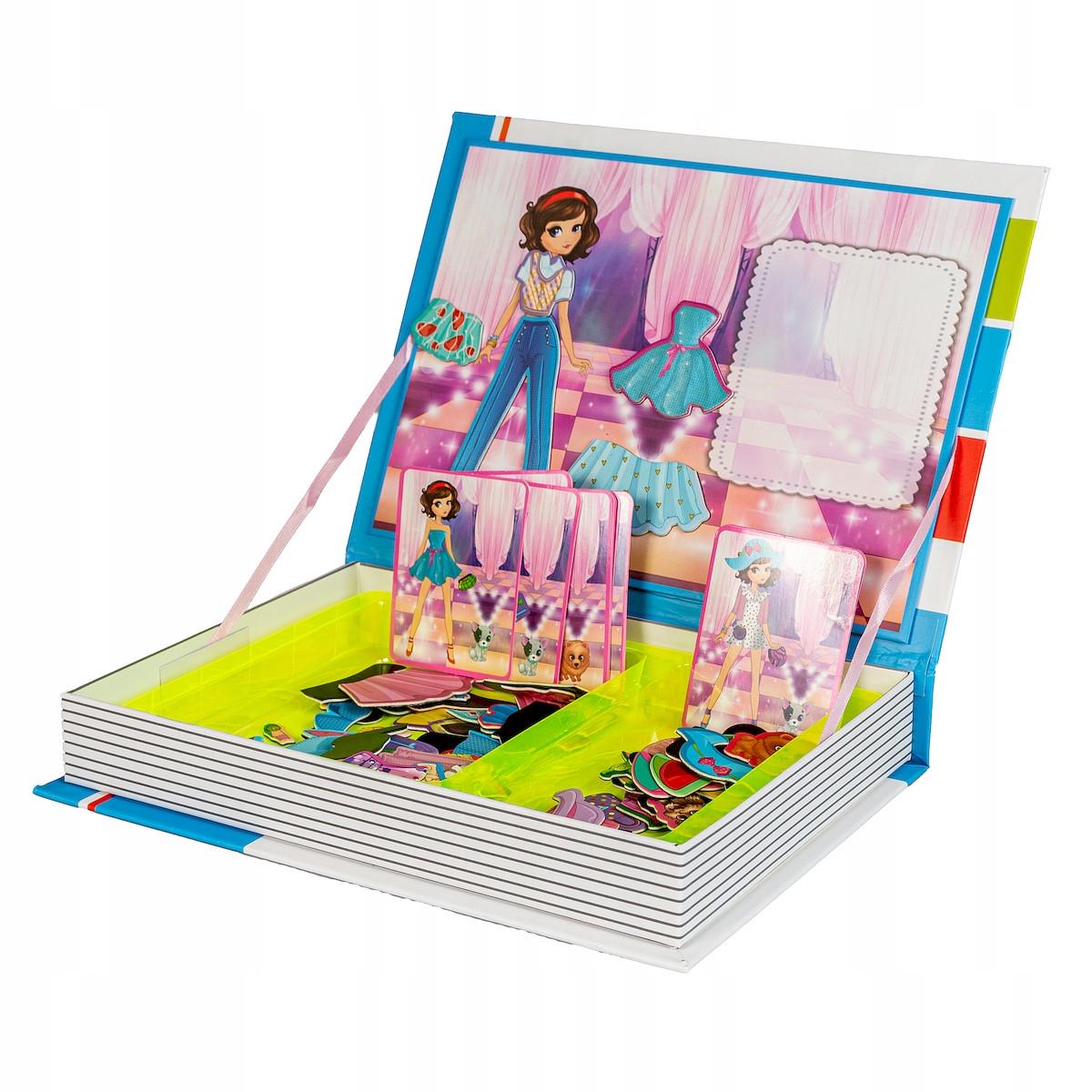 Пазл магнитный Модная леди одевалки 72в1 (2124745120)