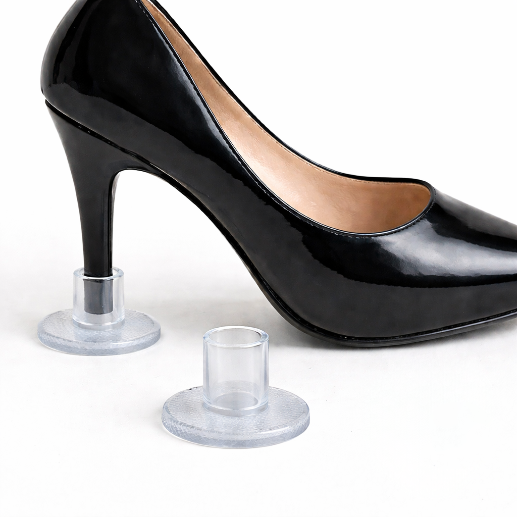 Накаблучники силіконові прозорі круглі для ходьби по траві 2 шт. M Накаблучники силіконові прозорі круглі для ходьби по траві 2 шт. M