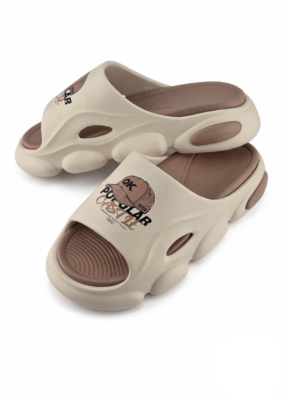 Шлепанцы мужские SH211 р. 40-41 Бежевый (2200000122445)
