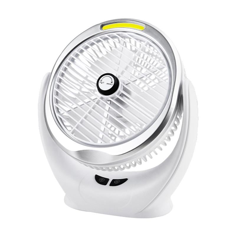 Вентилятор настольный аккумуляторный с подсветкой (401028)