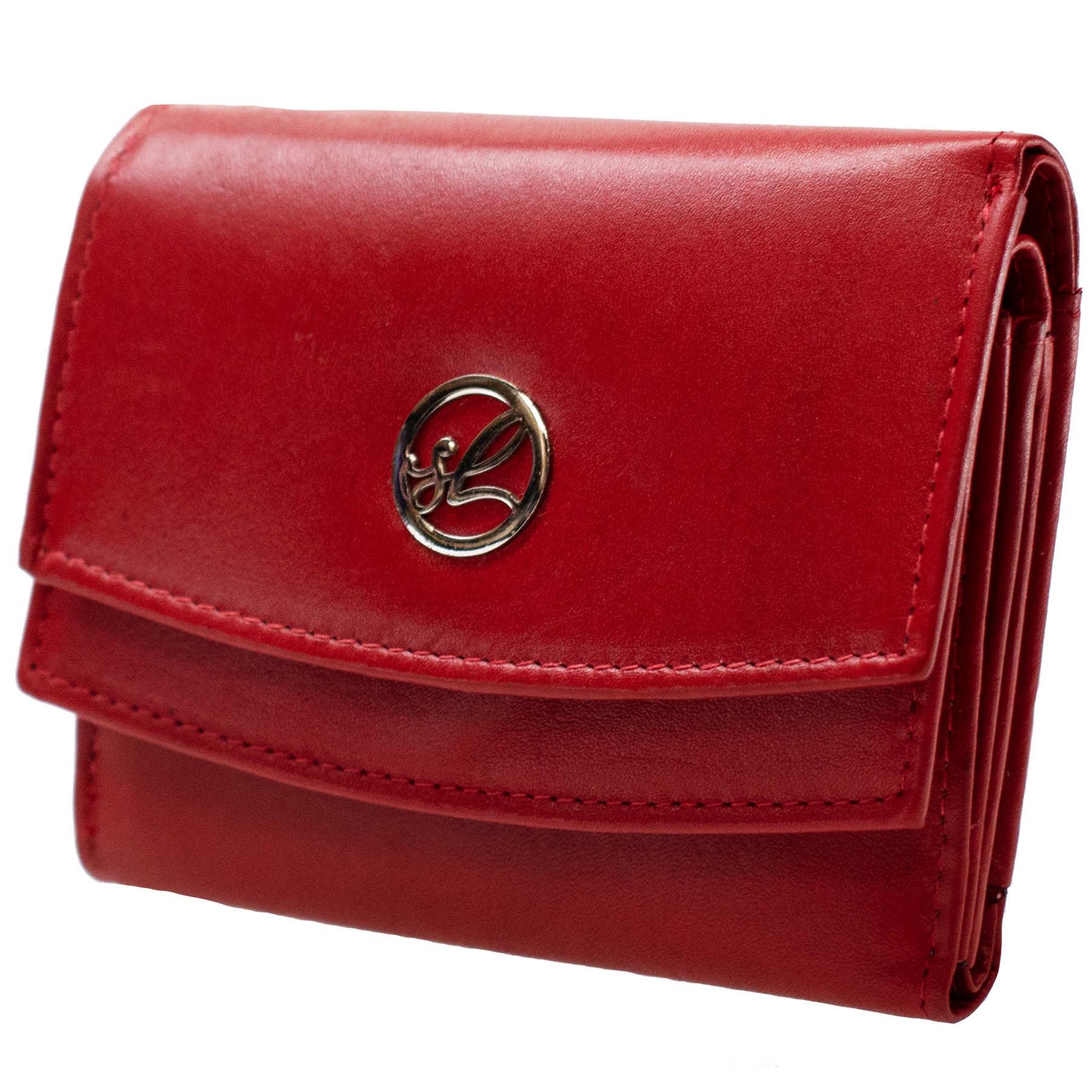 Гаманець жіночий шкіряний SEMI LINE RFID Red (P8274-2) - фото 1