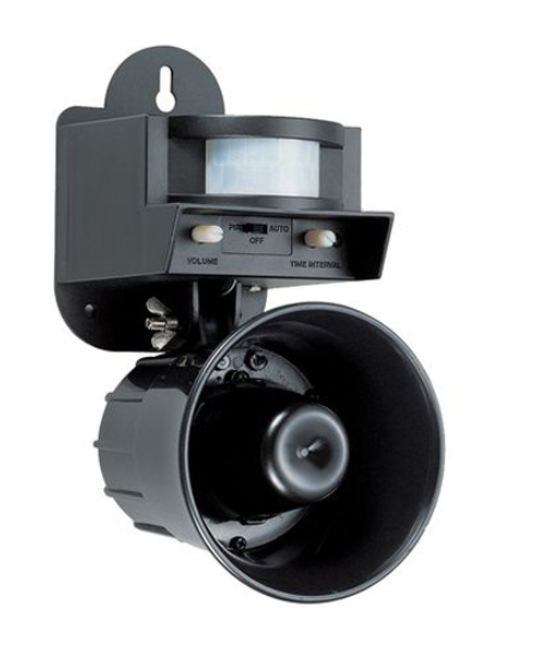 Відлякувач птахів звуковий LS-2001 з датчиком руху та таймером 4000 м2 Відлякувач птахів звуковий LS-2001 з датчиком руху та таймером 4000 м2