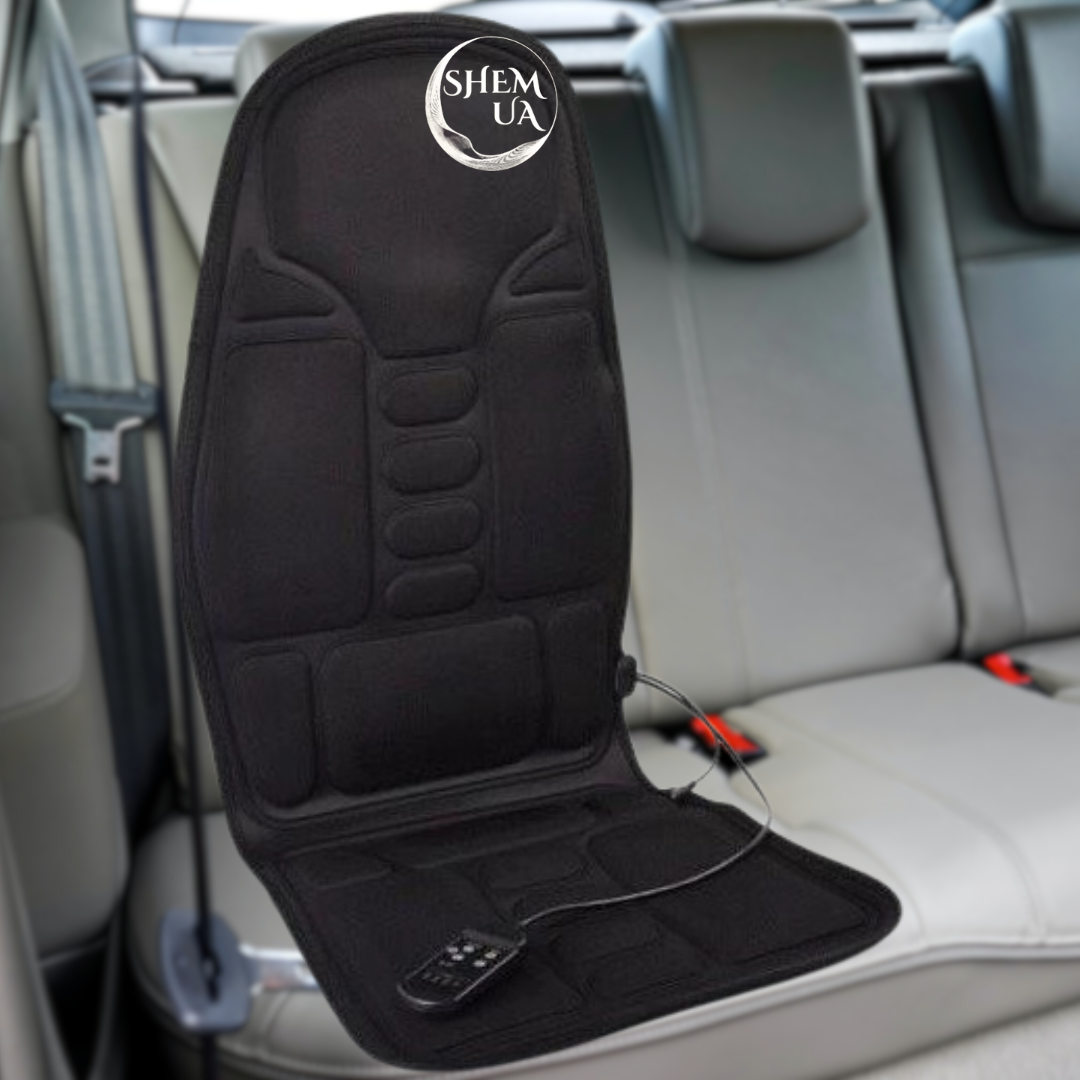 Массажная вибрационная накидка Massage Robotic Cushion на сиденье и кресло с функцией подогрева (MBC-100) - фото 8