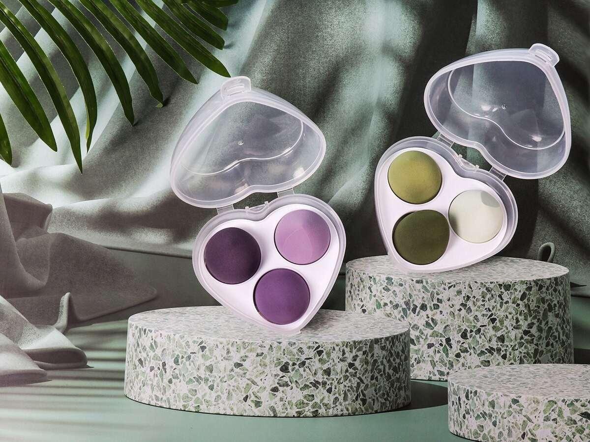 Набор спонжей для макияжа в пластиковом кейсе - фото 3