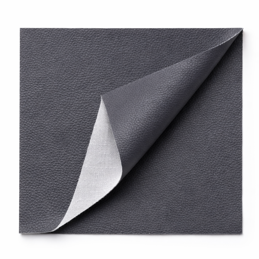 Кожзам оббивний Ваш Текстиль для меблів та дверей гладкий 1,1 мм/1 м Сірий (2101)