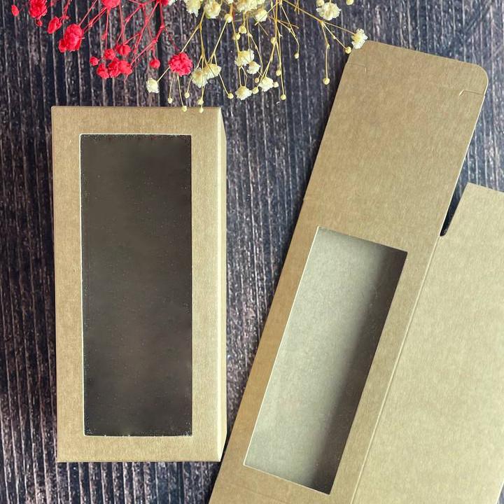 Коробка самосборная с окошком 155х72х72 мм (1350) - фото 3 Коробка самосборная с окошком 155х72х72 мм (1350) - фото 3