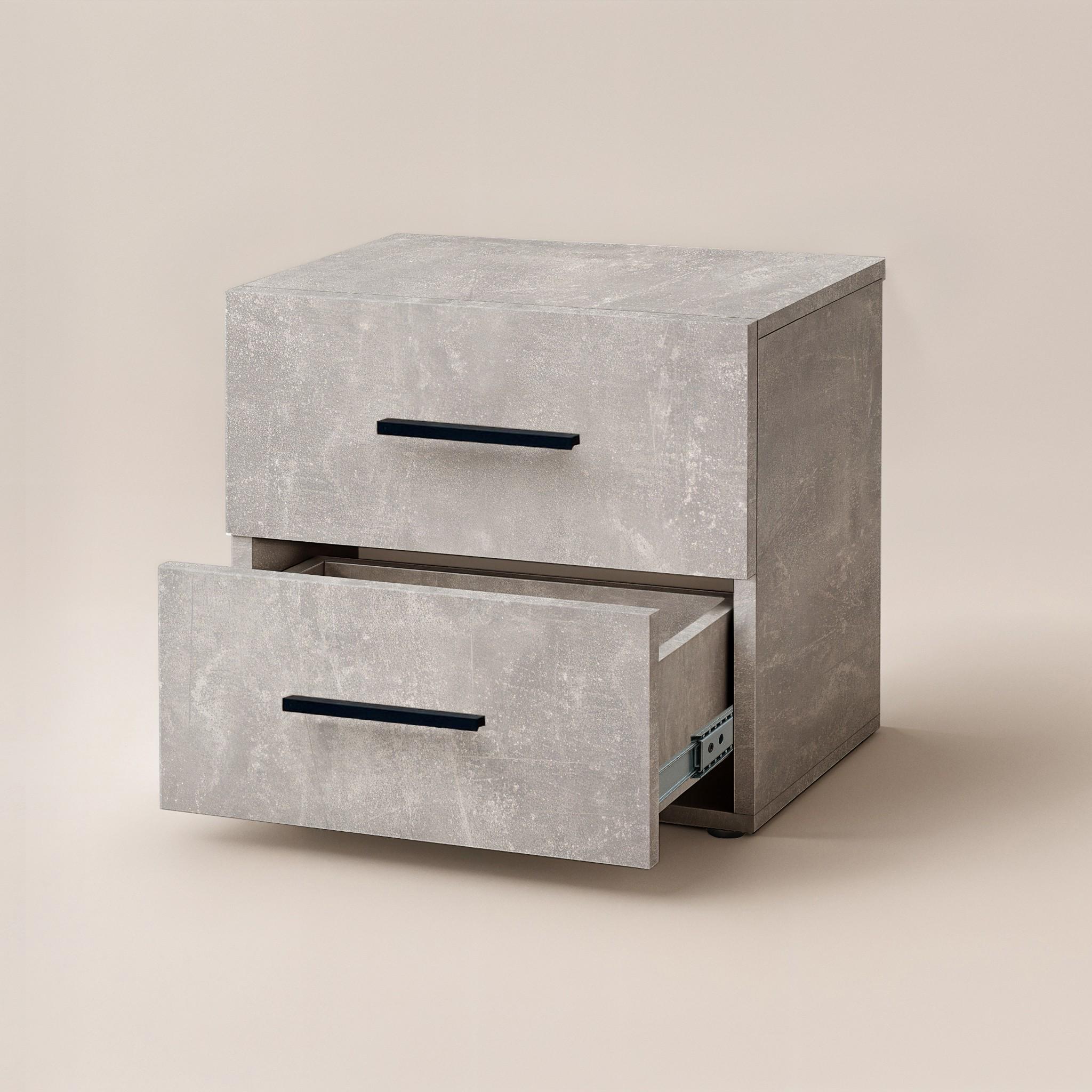 Тумба прикроватная Dana 402х360х390 мм Бетон - фото 3
