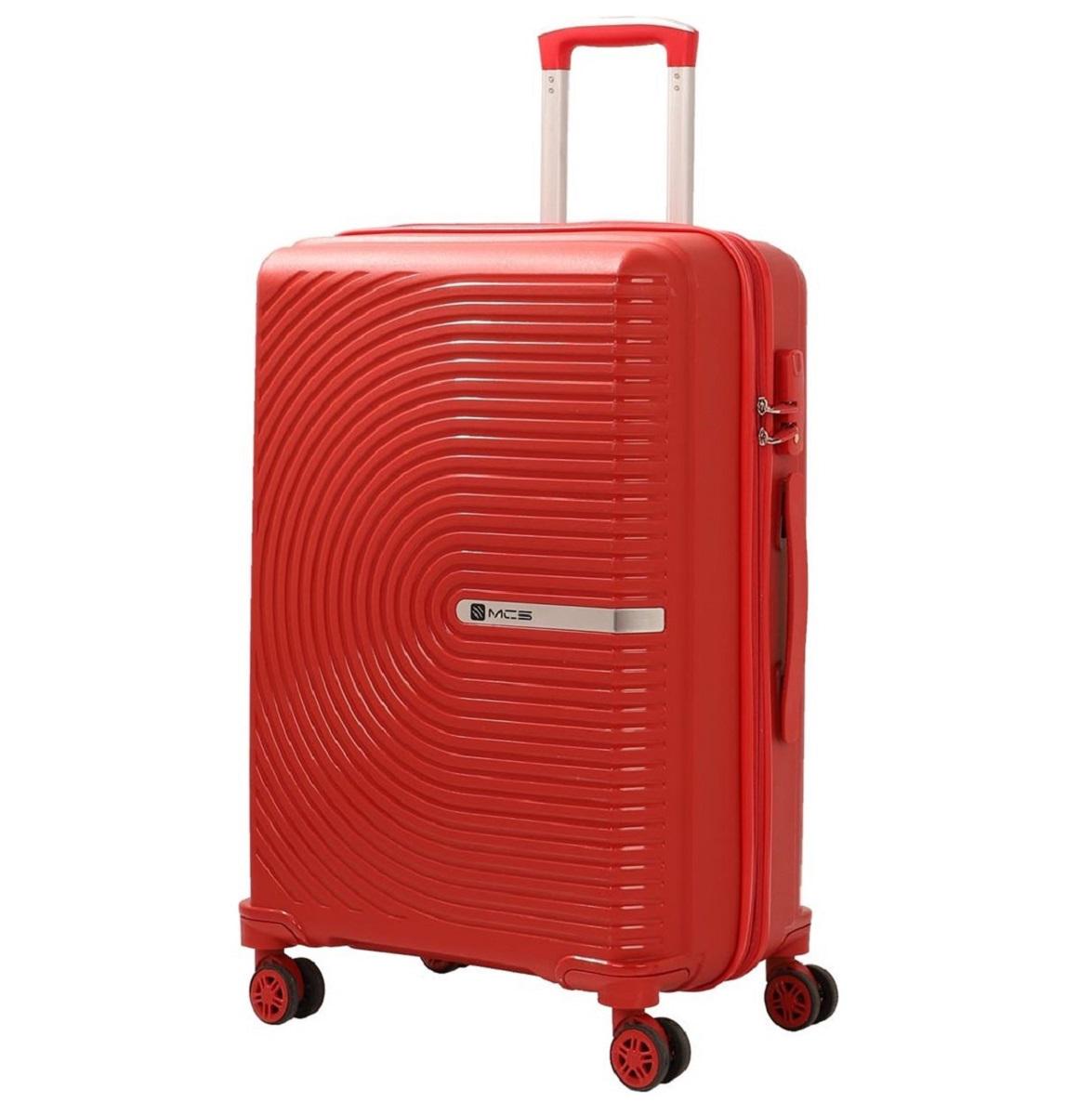 Чемодан пластиковый MCS V374 большой Красный (Mp00114)