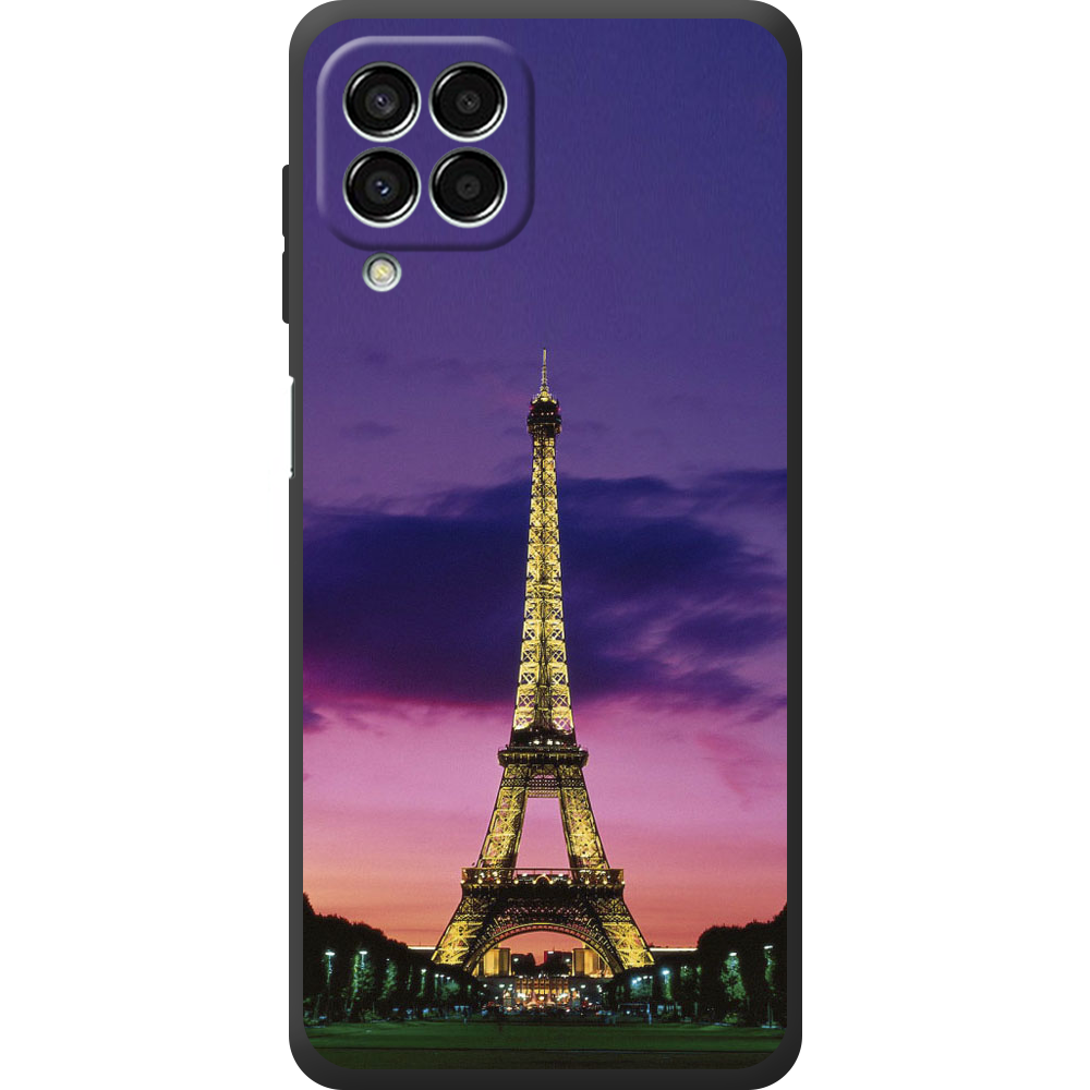 Чохол BoxFace Samsung Galaxy M33 5G (M336) Опівночі в Парижі Чорний силікон (44472-up964-44482)