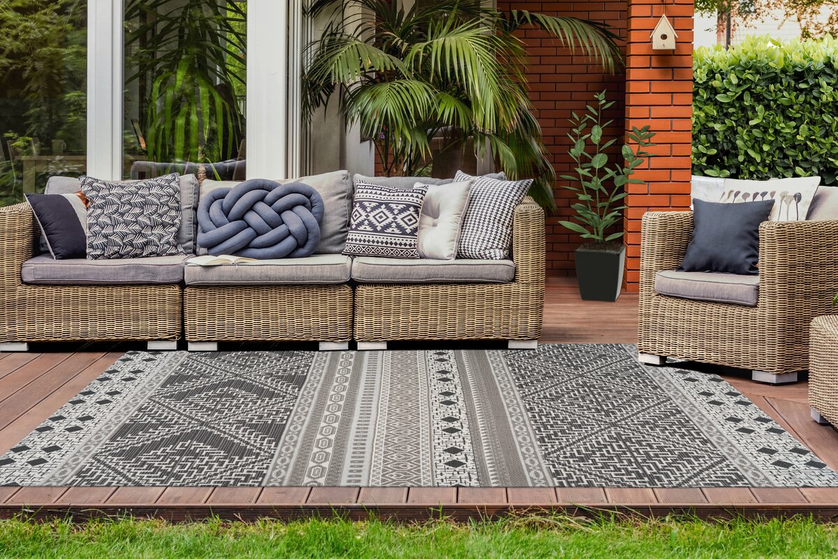 Килим для вулиці Arte Espina outdoor Yoga 200 Taupe/Creme (9KW53-160-230-E) - фото 3