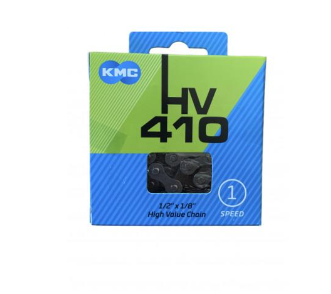 Цепь на велосипед KMC HV410 односкоростная 1/2"x1/8" 112 звеньев с замком Gray/Brown (BHV410108) Цепь на велосипед KMC HV410 односкоростная 1/2"x1/8" 112 звеньев с замком Gray/Brown (BHV410108)