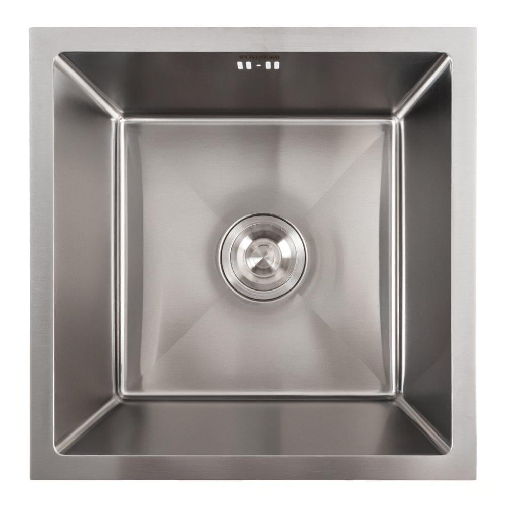 Мойка кухонная Platinum Handmade СМ 44х44 монтаж под столешницу нержавеющая сталь