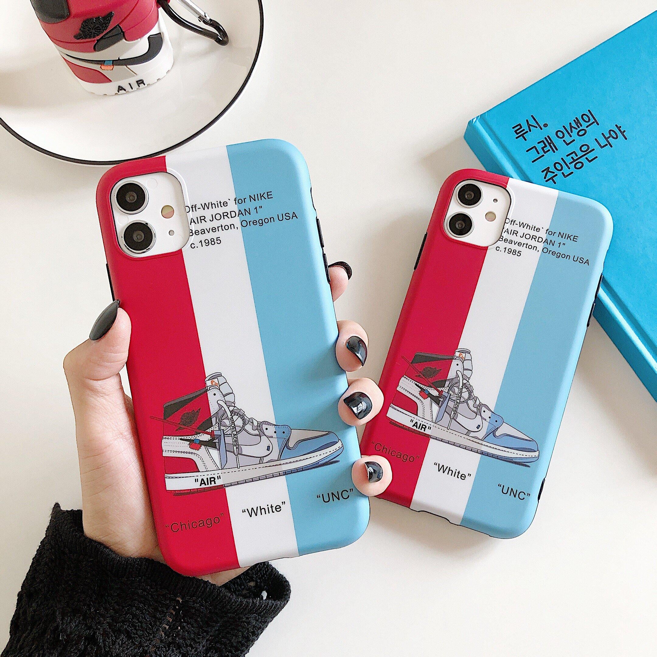 Чехол для iPhone 11 Pro Max Кроссовки Nike Air JORDAN 1 off-white