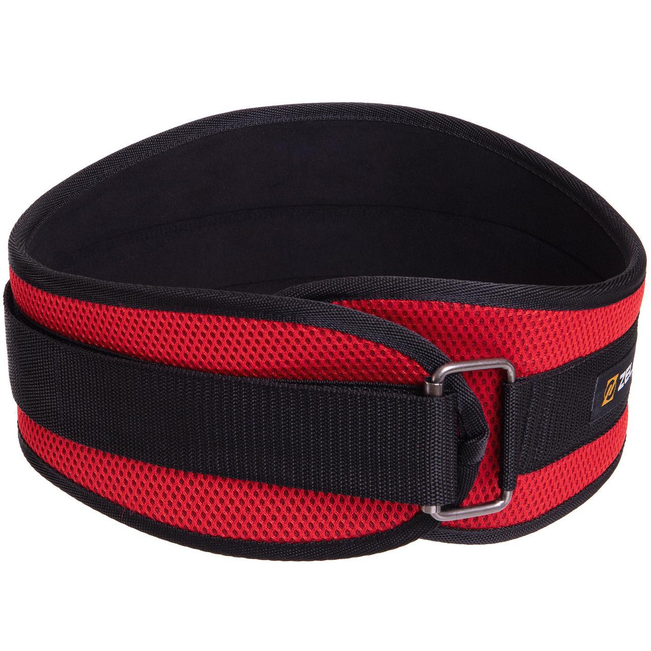 Пояс атлетичний текстильний Zelart FI-2634-95 спинка 16 см (2532858578)